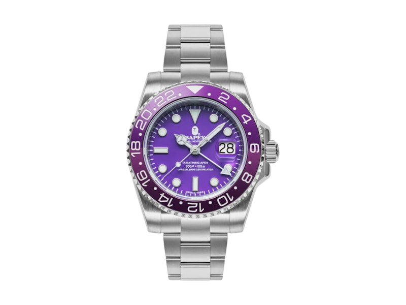BAPE Type 2 BAPEX Watch Paars