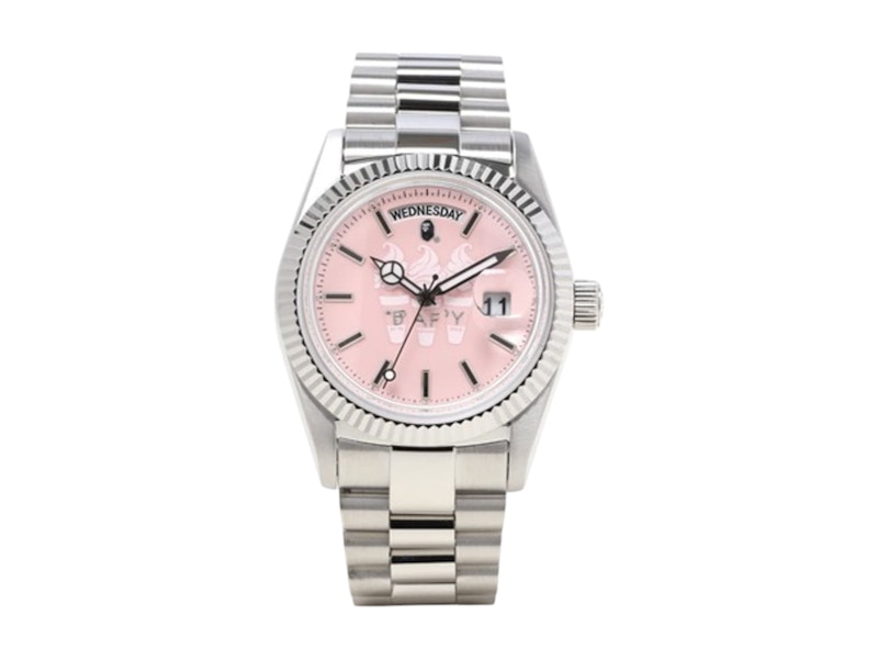 BAPE BAPY Type 11 BAPEX Watch Roze