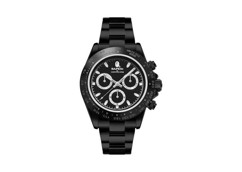 BAPE Type 4 BAPEX #1 Watch Zwart