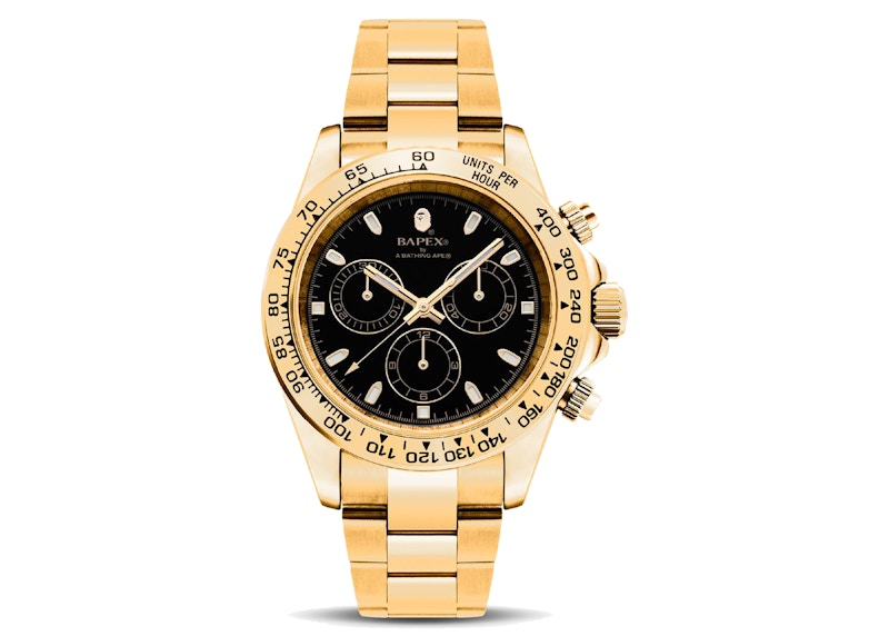 BAPE Type 4 BAPEX Watch Zwart