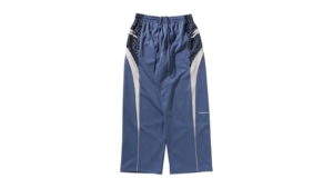 BAPE Wild Leopard Pattern Oversized Fit Track Pants Blauw