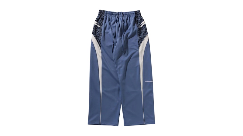 BAPE Wild Leopard Pattern Oversized Fit Track Pants Blauw