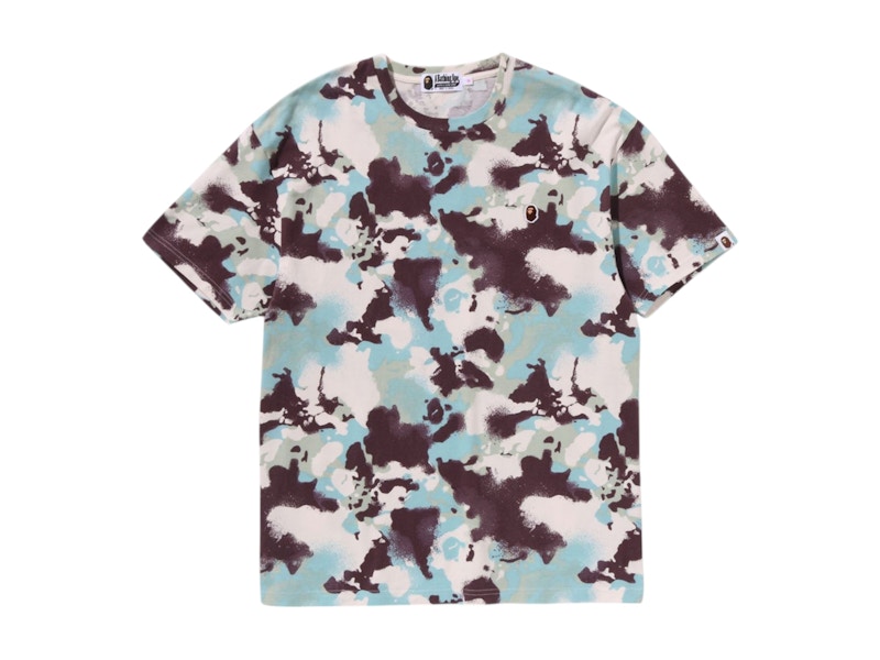 BAPE Women’ Map Camo Oversized Tee Multicolor