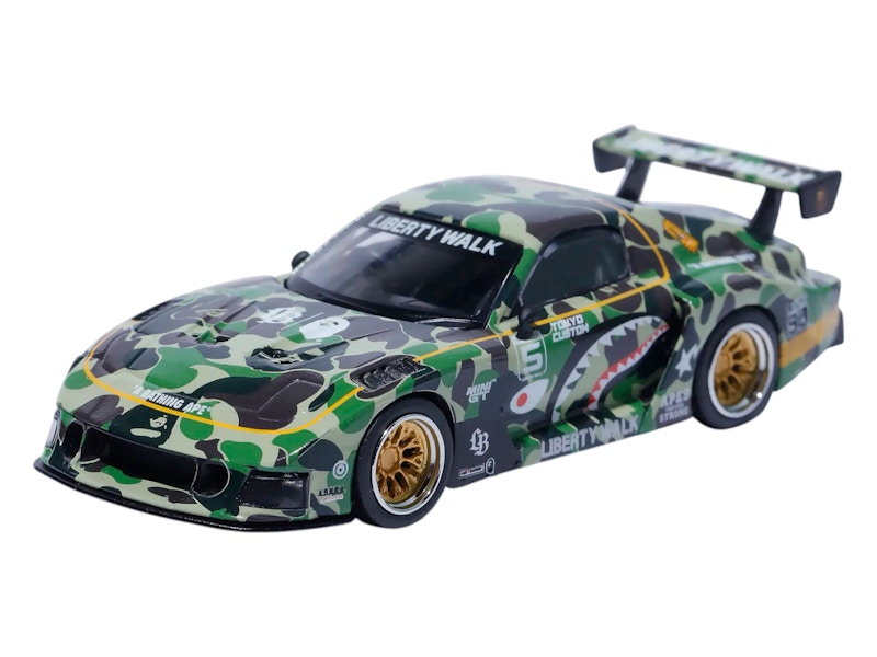 BAPE XLBWK Mini GT ABC Camo FD RX7 1/64