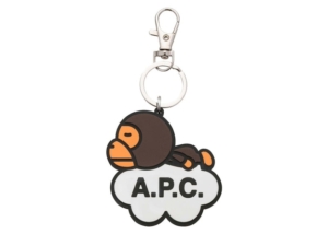 BAPE x A.P.C Milo Key Ring Multicolor