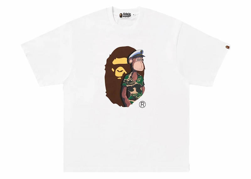 BAPE x BAYC II Tee Wit