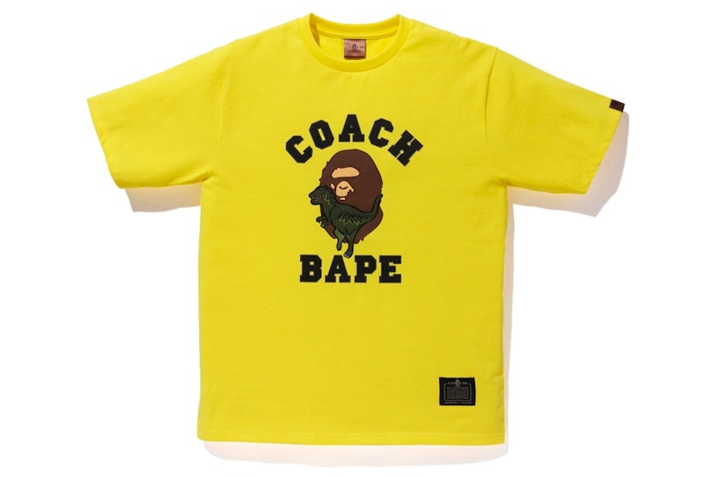 BAPE x Coach Rexy Tee Geel