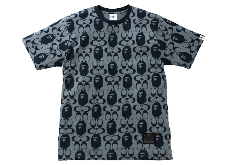 BAPE x Coach Tee Blauw