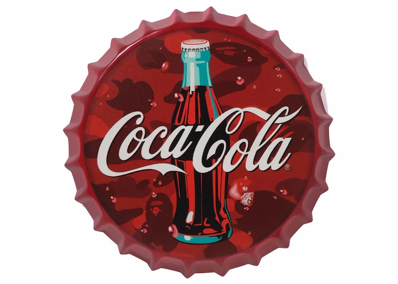 BAPE x Coca-Cola Sign Rood