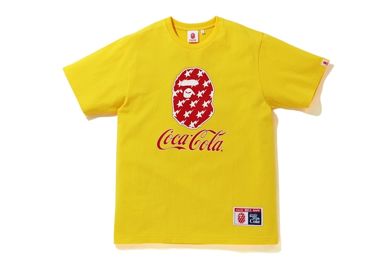 BAPE x Coca Cola Tee Geel