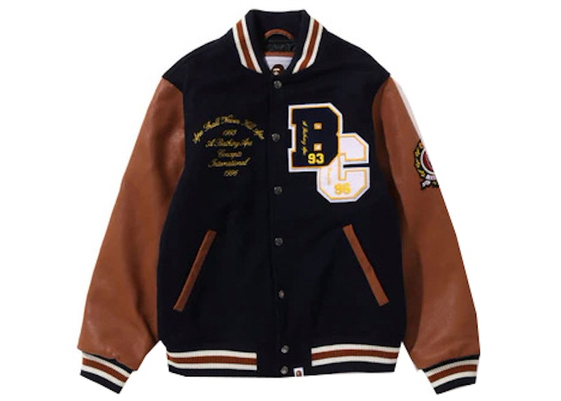 BAPE x Concepts Varsity Jacket Blauw