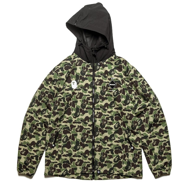 BAPE x F.C.R.B. Seperate Practice Jacket Camo