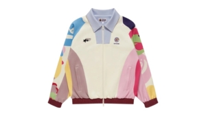 BAPE x KidSuper Patchwork Track Jacket Multicolor