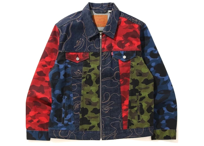 BAPE x Levi’ Camo Trucker Jacket Multicolor