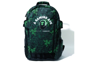 BAPE x Razer A Bathing Ape Neon Camo Backpack Groen
