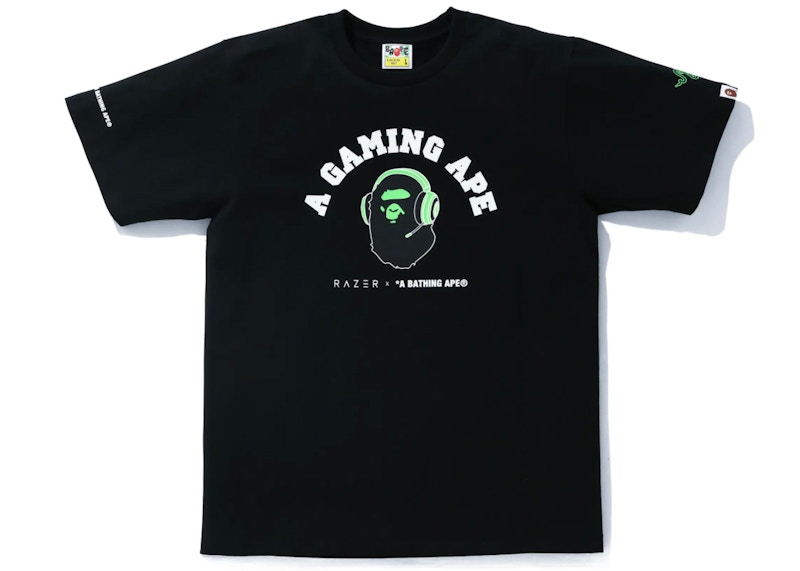 BAPE x Razer A Bathing Ape Tee Zwart