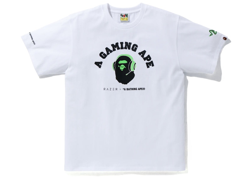 BAPE x Razer A Bathing Ape Tee Wit