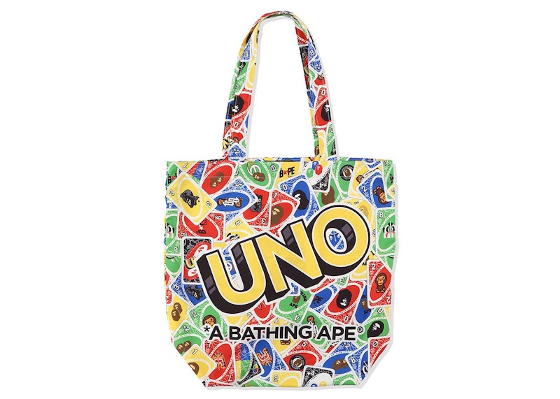 BAPE x UNO Packable Tote Bag Multi Multicolor