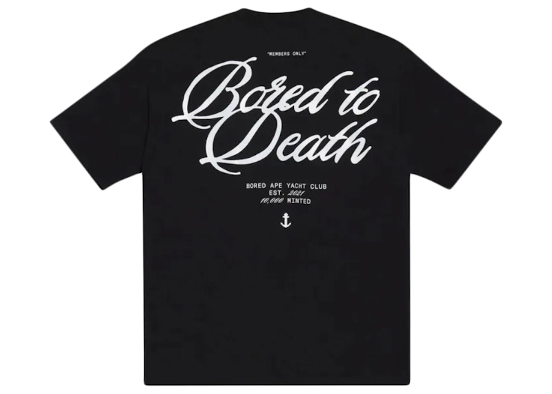 BAYC Script T-shirt Zwart