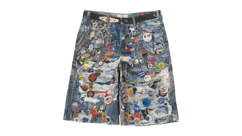 BLDG4 Acropolis Kitchen Sink Shorts Blauw