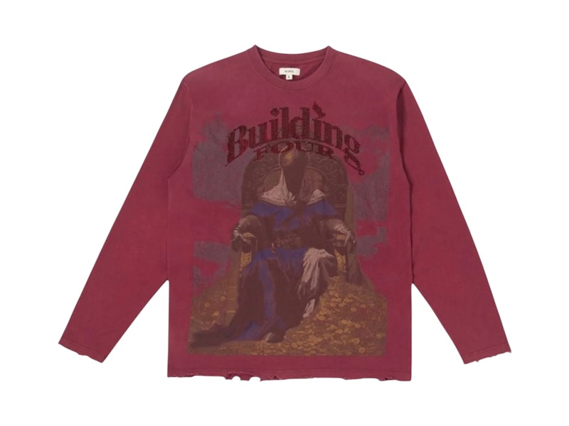 BLDG4 Golden Rule LS Knite Tee Rhododendron