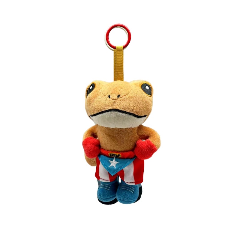 Bad Bunny Sapo Concho Boxeador Plush Keychain