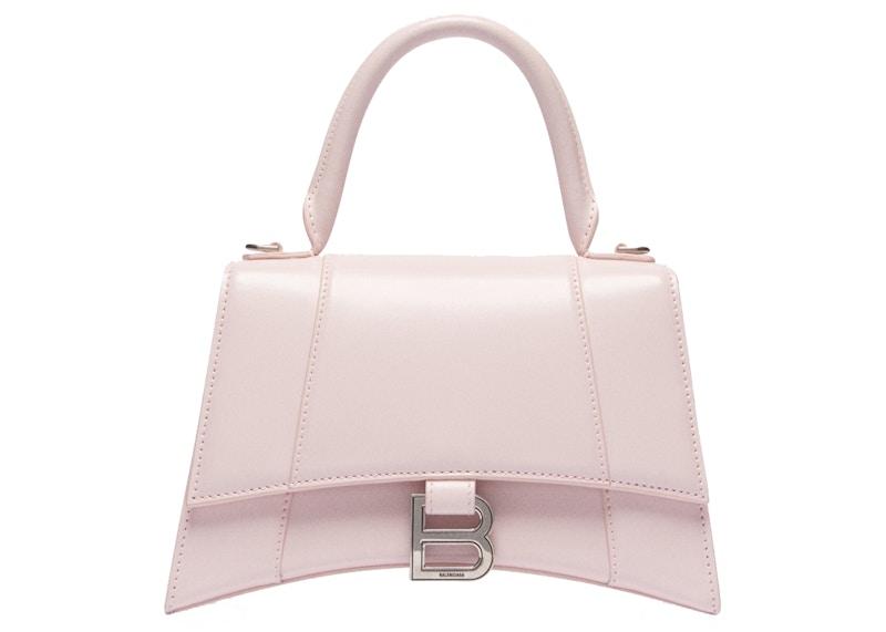 Balenciaga Hourglass Small Top Handle Bag Rosa