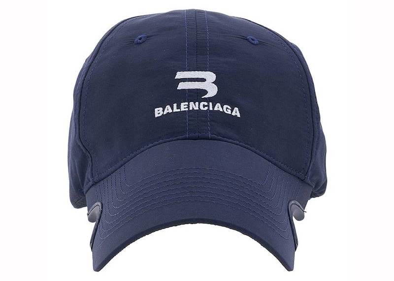 Balenciaga Notch Tracksuit Cap Blauw