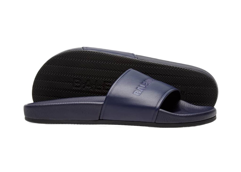 Balenciaga Pool Slides Blauw