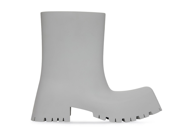 Balenciaga Trooper Rubber Boot Grijs