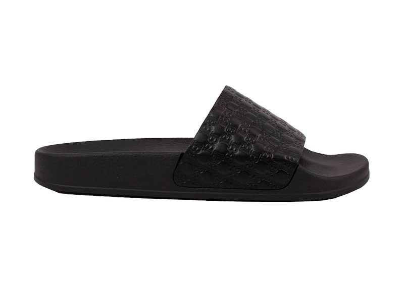 Balmain Calypso Embossed Slide Zwart