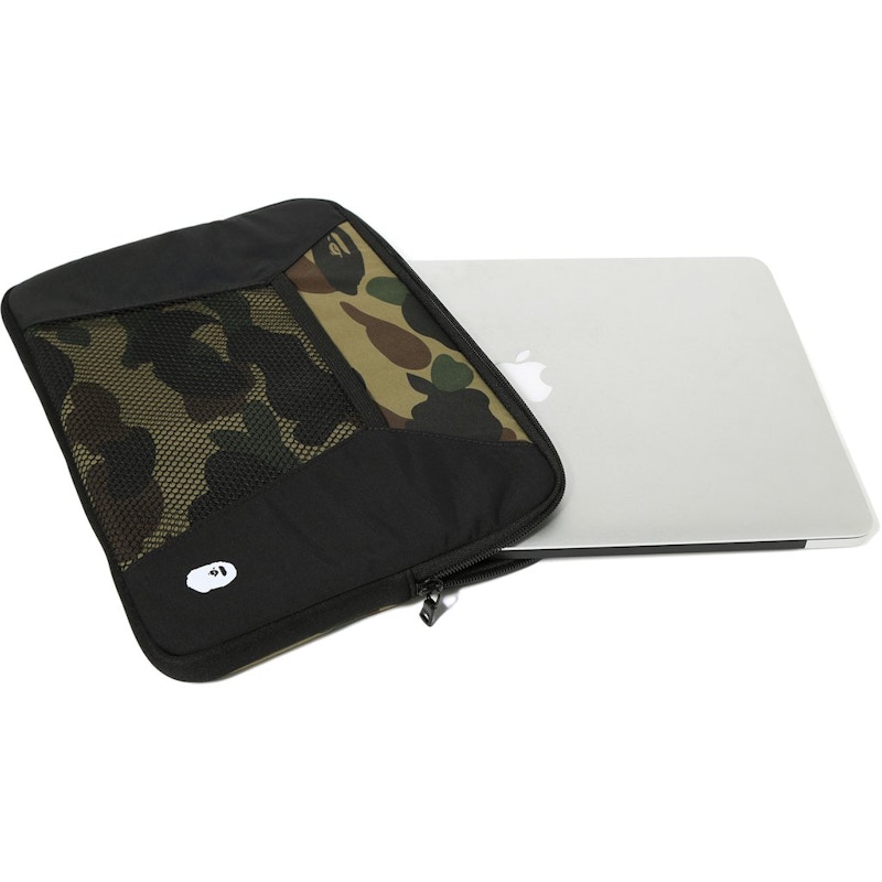 BAPE 1st Camo Color Block PC Case Zwart
