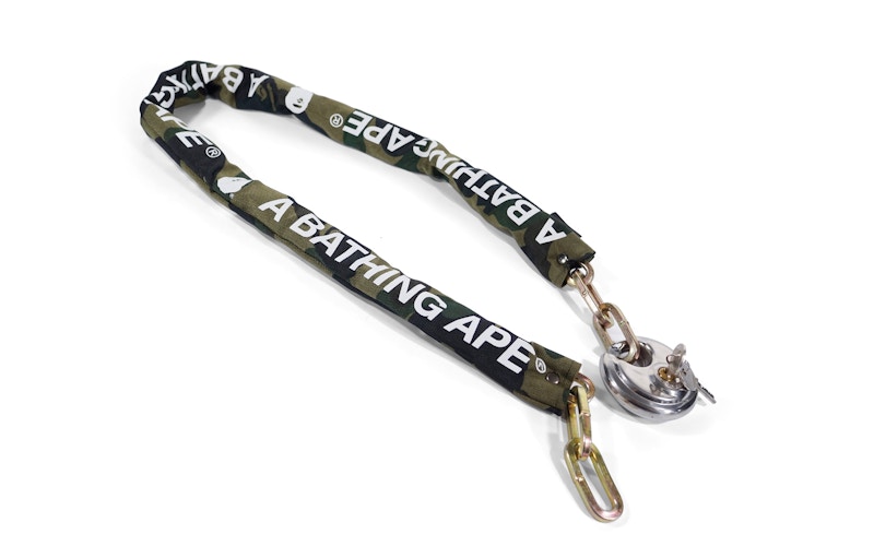 BAPE 1st Camo BMX Chain Lock Lock Groen