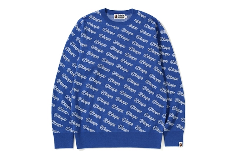 BAPE Logo Knit Blauw