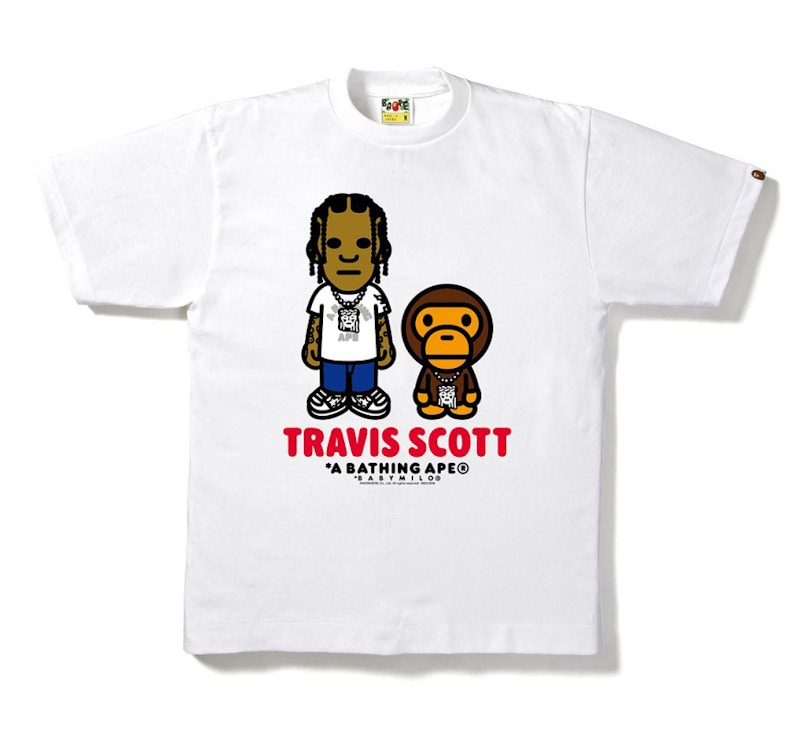BAPE X ComplexCon Travis Scott Milo ComplexCon Exclusive Tee Wit