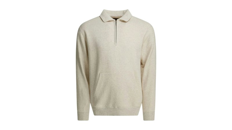 Beams Plus Half Zipper Sweatshirt Wit