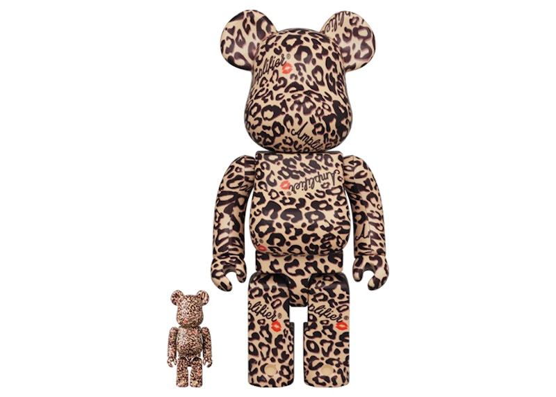 Bearbrick Amplifier 100% & 400% Set Leopard Print