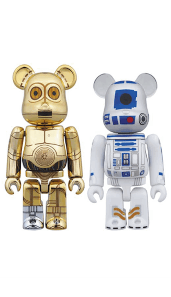 Bearbrick C-3PO & R2-D2 2 Pack 100% Multi