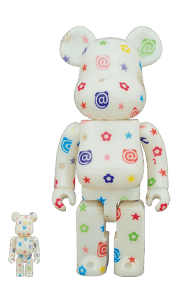 Bearbrick Glow In The Dark Version 100% & 400% Set