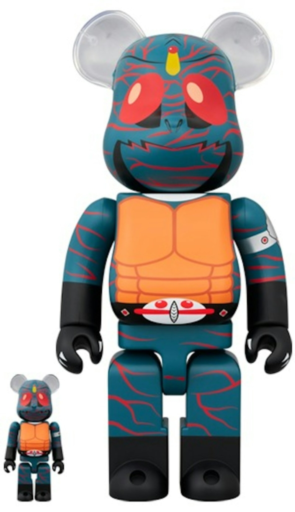 Bearbrick Kamen Rider Amazon 100% & 400% Set