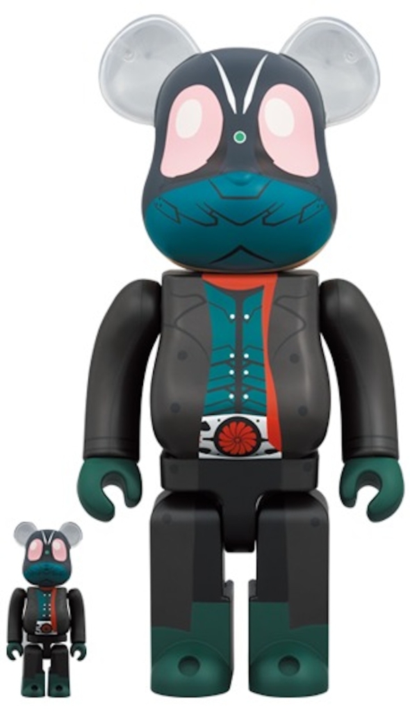 Bearbrick Kamen Rider 100% & 400% Set