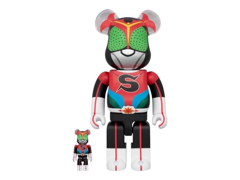 Bearbrick Kamen Rider Stronger 100% & 400% Set