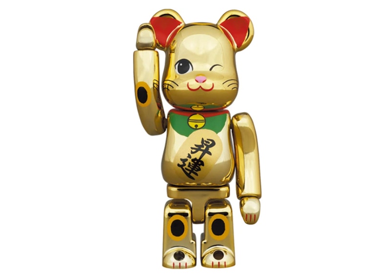 Bearbrick Maneki Neko Rising Fortune 2 Plating 100