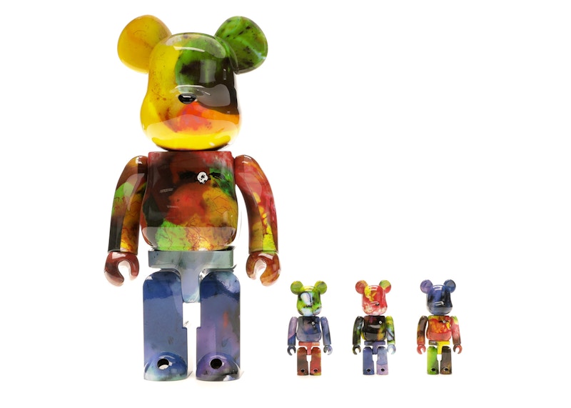 Bearbrick Pushead 4 pc Set 100% & 400% Set Multi