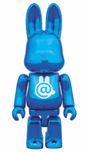 Bearbrick Rabbrick CHROME 100%