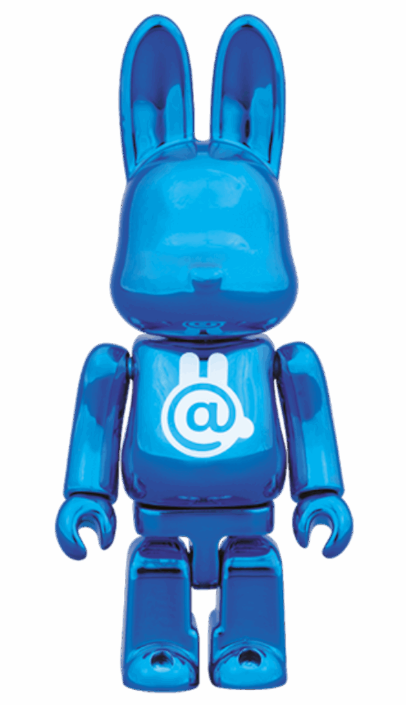 Bearbrick Rabbrick CHROME 100%