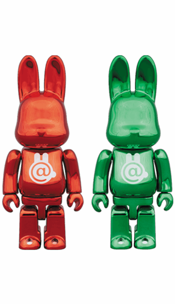 Bearbrick Rabbrick CHROME 100% Set