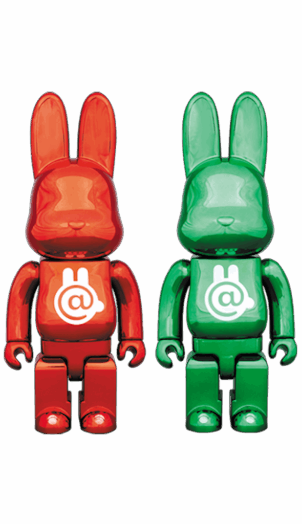 Bearbrick Rabbrick CHROME 400% Set