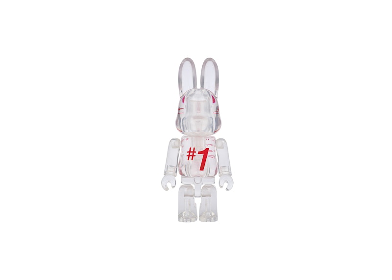 Bearbrick Rabbrick Fragment Clear 100%