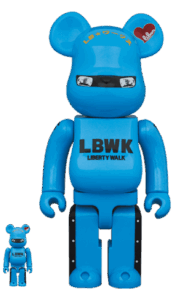 Bearbrick Ribaken-kun 100% & 400% Set